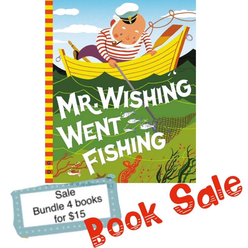 4 for $15 Book Sale Mr Wishing went Fishing